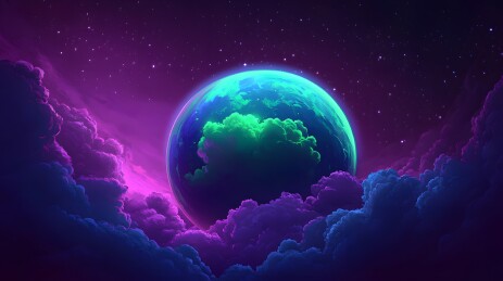 炫彩星球宇宙奇观