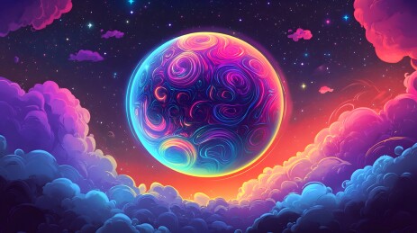 炫彩星球宇宙奇观