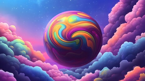 炫彩星球宇宙奇观