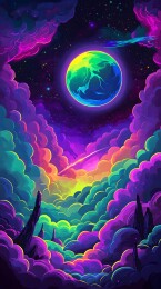 炫彩星球宇宙奇观
