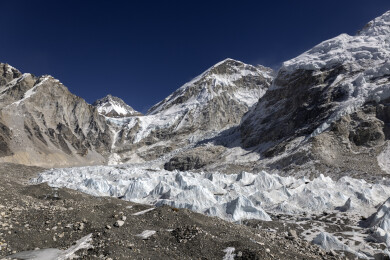 尼泊尔EBC珠峰南坡大本营风光