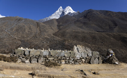 尼泊尔EBC珠峰南坡大本营风光