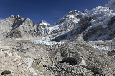 尼泊尔EBC珠峰南坡大本营风光