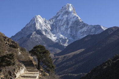 尼泊尔EBC珠峰南坡大本营风光