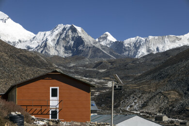 尼泊尔EBC珠峰南坡大本营风光