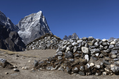 尼泊尔EBC珠峰南坡大本营风光