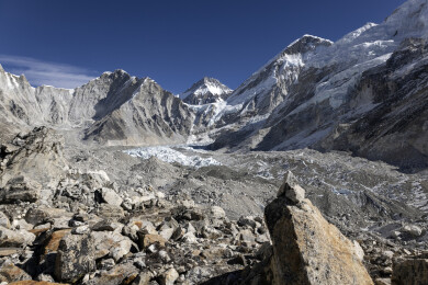 尼泊尔EBC珠峰南坡大本营风光