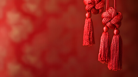 中国风春节新年节日平安结中国结