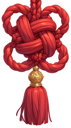 中国风红色节日平安结中国结