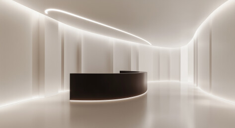 现代风格室内前台设计场景