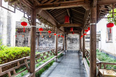 中国安徽黄山传统村落唐模村