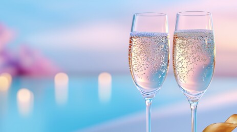 干杯庆祝唯美氛围节日背景素材