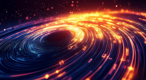 数字星云概念海报