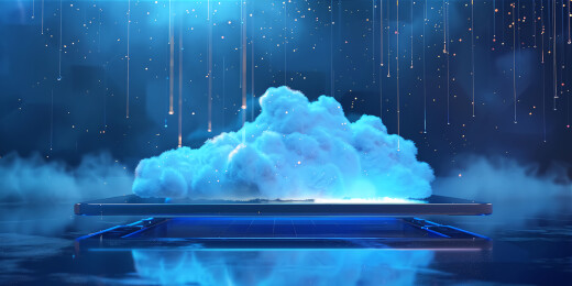 科技网络云主题三维场景