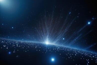 宇宙中的光芒主题