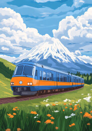 火车背景