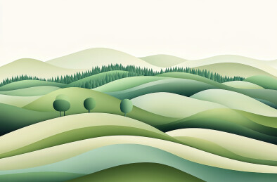 日落时的空中风景