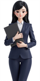 3D卡通商务人物