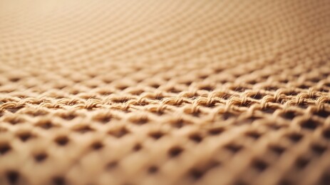 棕色麻布纹理特写