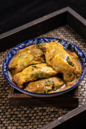 中式蛋饺美食