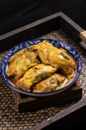 中式蛋饺美食