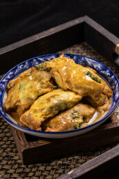 中式蛋饺美食