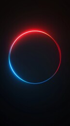 极简暗夜光环竖屏背景