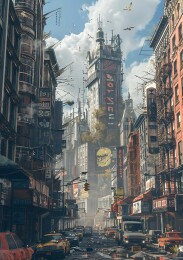 末日废土的AI图片