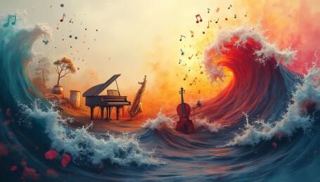 交响乐与海浪的奇幻碰撞