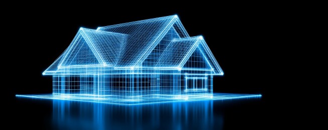 蓝光房屋建筑模型