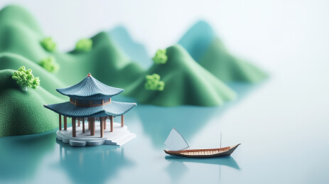 毛毡质感世外桃源