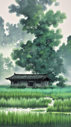 绿野小屋静谧