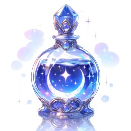 装星星和月亮的漂流瓶