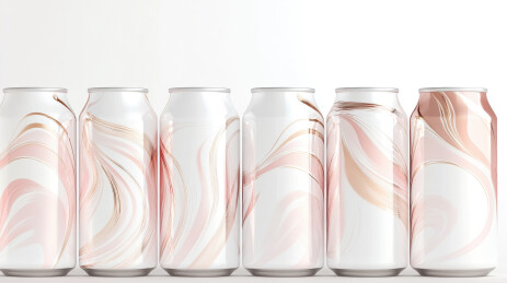 大理石纹理铝罐设计