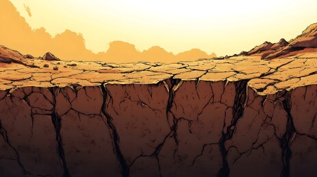 墙上的岁月裂痕