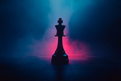 国际象棋对弈背景