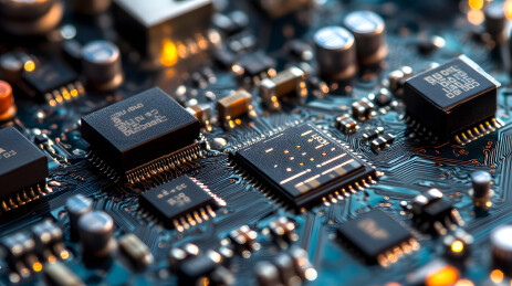 集成电路上电子元件细节