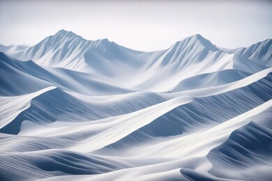 雪山连绵主题