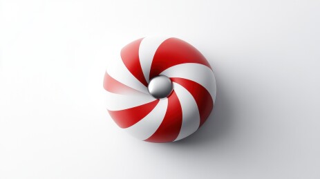 红白螺旋糖果