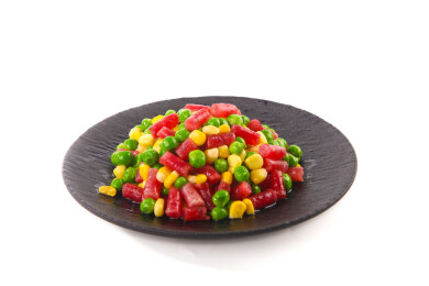 腊肠炒豌豆