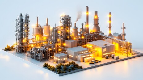 工业园区三维模型图