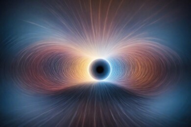 黑洞与引力波的艺术表现主题