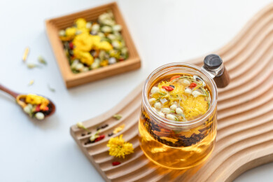 菊花决明子茉莉花中药养生茶