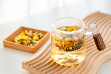 菊花决明子茉莉花中药养生茶