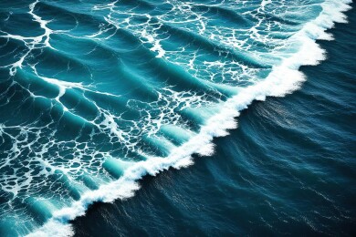 波涛汹涌的海浪主题