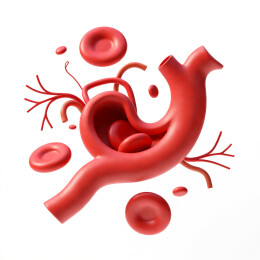 人体血管红细胞生物医疗模型