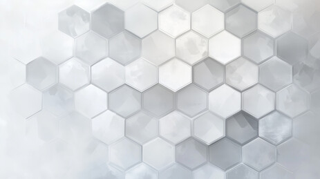 灰度梯度六边形抽象背景
