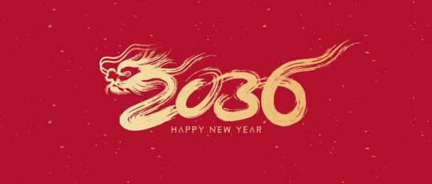 龙抽象插图艺术设计