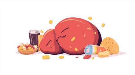 暴饮暴食的肝脏