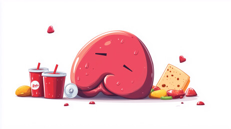 暴饮暴食的肝脏